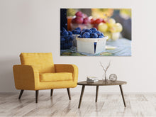 Load image into Gallery viewer, Canvas print Bowls with fruit