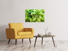 Load image into Gallery viewer, Canvas print Green grapes