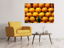 Load image into Gallery viewer, Canvas print Fresh oranges