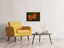 Load image into Gallery viewer, Canvas print Lilies in orange