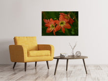 Load image into Gallery viewer, Canvas print Lilies in orange