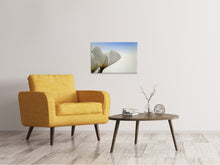 Load image into Gallery viewer, Canvas print The leaf of a lily blossom