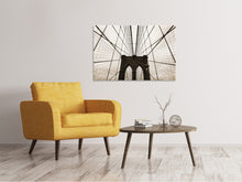 Load image into Gallery viewer, Canvas print Brooklyn Bridge with clouds