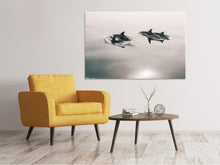 Load image into Gallery viewer, Canvas print The dolphins