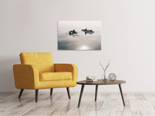 Load image into Gallery viewer, Canvas print The dolphins