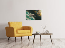Load image into Gallery viewer, Canvas print Fascination dolphin
