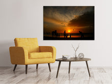 Load image into Gallery viewer, Canvas print Games on the beach