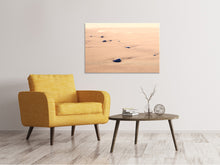 Load image into Gallery viewer, Canvas print Pebbles in the sand