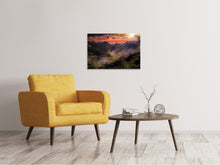Load image into Gallery viewer, Canvas print Hot air balloons in the sunset