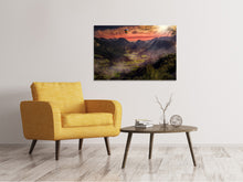 Load image into Gallery viewer, Canvas print Hot air balloons in the sunset