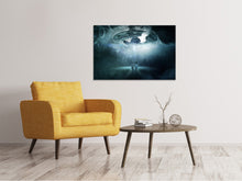 Load image into Gallery viewer, Canvas print Caution UFO