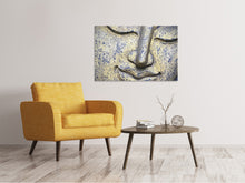 Load image into Gallery viewer, Canvas print Head of a Buddha in XXL