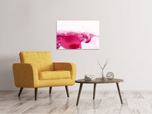 Load image into Gallery viewer, Canvas print Rose petals in pink 3
