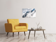 Load image into Gallery viewer, Canvas print Mountain view with clouds