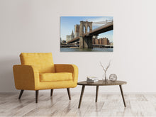 Load image into Gallery viewer, Canvas print Under the Brooklyn Bridge