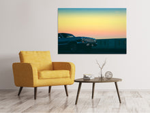 Load image into Gallery viewer, Canvas print Vintage car in the evening light