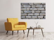 Load image into Gallery viewer, Canvas print Wall of natural stones