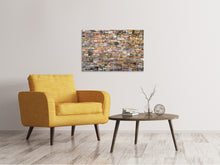 Load image into Gallery viewer, Canvas print Old stone wall