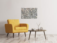 Load image into Gallery viewer, Canvas print Gray stone wall