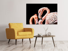 Load image into Gallery viewer, Canvas print Magnificent flamingos