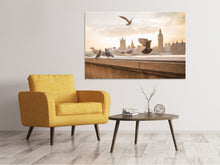 Load image into Gallery viewer, Canvas print The pigeons on the roof