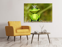 Load image into Gallery viewer, Canvas print Mr. Frog King