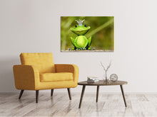 Load image into Gallery viewer, Canvas print Mr. Frog King