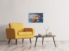 Load image into Gallery viewer, Canvas print Attention giraffe!