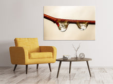 Load image into Gallery viewer, Canvas print 2 raindrops