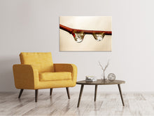 Load image into Gallery viewer, Canvas print 2 raindrops