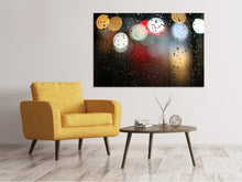 Load image into Gallery viewer, Canvas print Illuminated water drops