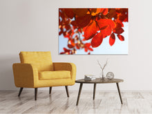 Load image into Gallery viewer, Canvas print Red leaves XL