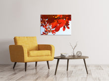 Load image into Gallery viewer, Canvas print Red leaves XL