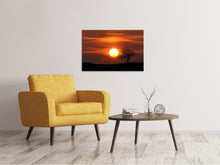 Load image into Gallery viewer, Canvas print The sunset on the horizon