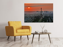 Load image into Gallery viewer, Canvas print Paris in the evening light