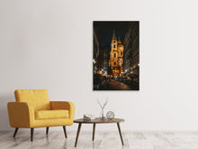 Load image into Gallery viewer, Canvas print Prague at night 2