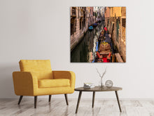 Load image into Gallery viewer, Canvas print The gondolas of Venice