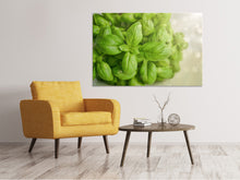 Load image into Gallery viewer, Canvas print A bouquet of basil