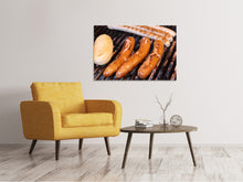 Load image into Gallery viewer, Canvas print Grilled sausage