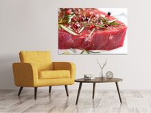 Load image into Gallery viewer, Canvas print Raw meat
