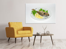 Load image into Gallery viewer, Canvas print Grilled fish