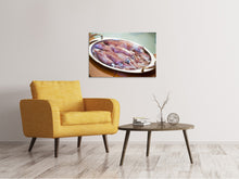 Load image into Gallery viewer, Canvas print Raw calamari