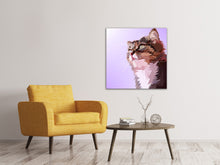 Load image into Gallery viewer, Canvas print Pop Art Cats Portrait