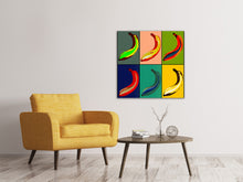 Load image into Gallery viewer, Canvas print Colorful bananas