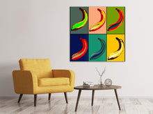 Load image into Gallery viewer, Canvas print Colorful bananas