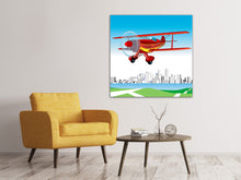 Load image into Gallery viewer, Canvas print Flying Aircraft