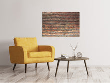 Load image into Gallery viewer, Canvas print Brown Brick Wall