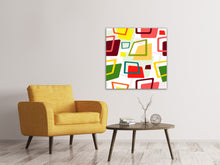 Load image into Gallery viewer, Canvas print Rectangles In Retro Style