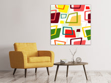 Load image into Gallery viewer, Canvas print Rectangles In Retro Style