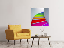 Load image into Gallery viewer, Canvas print Colorful Stairs